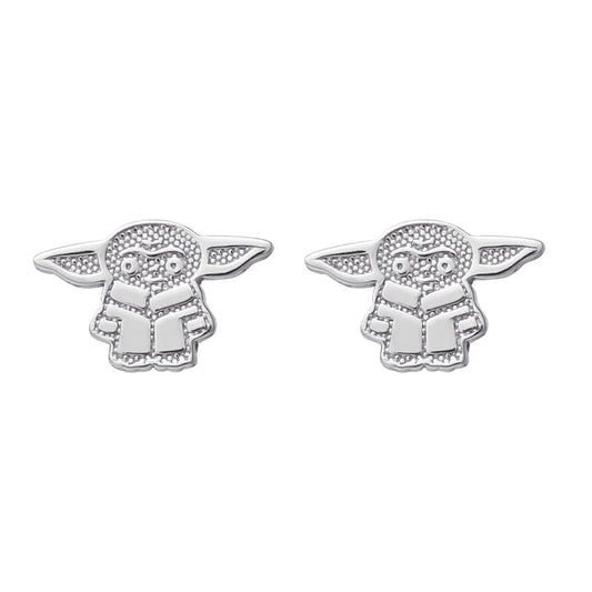 The Mandalorian Sterling Silver Grogu Earrings