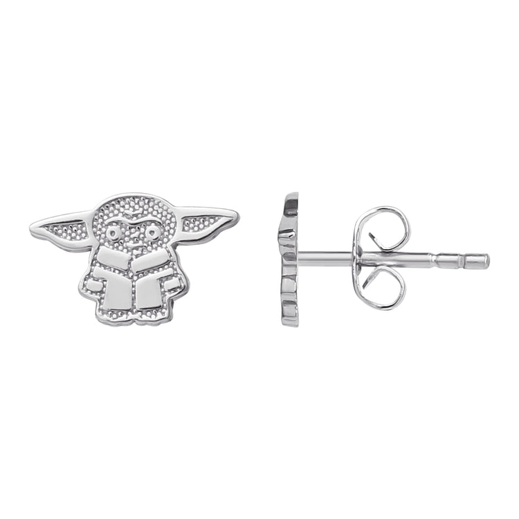 The Mandalorian Sterling Silver Grogu Earrings