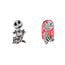 Nightmare Before Christmas Sterling Silver Mismatched Earrings