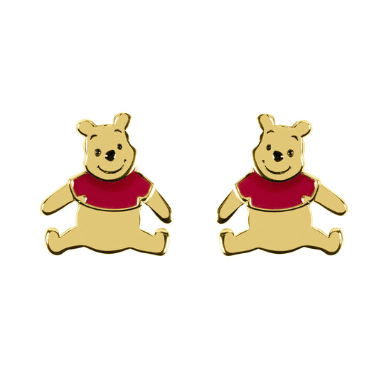 Winnie The Pooh Sterling Silver Earrings