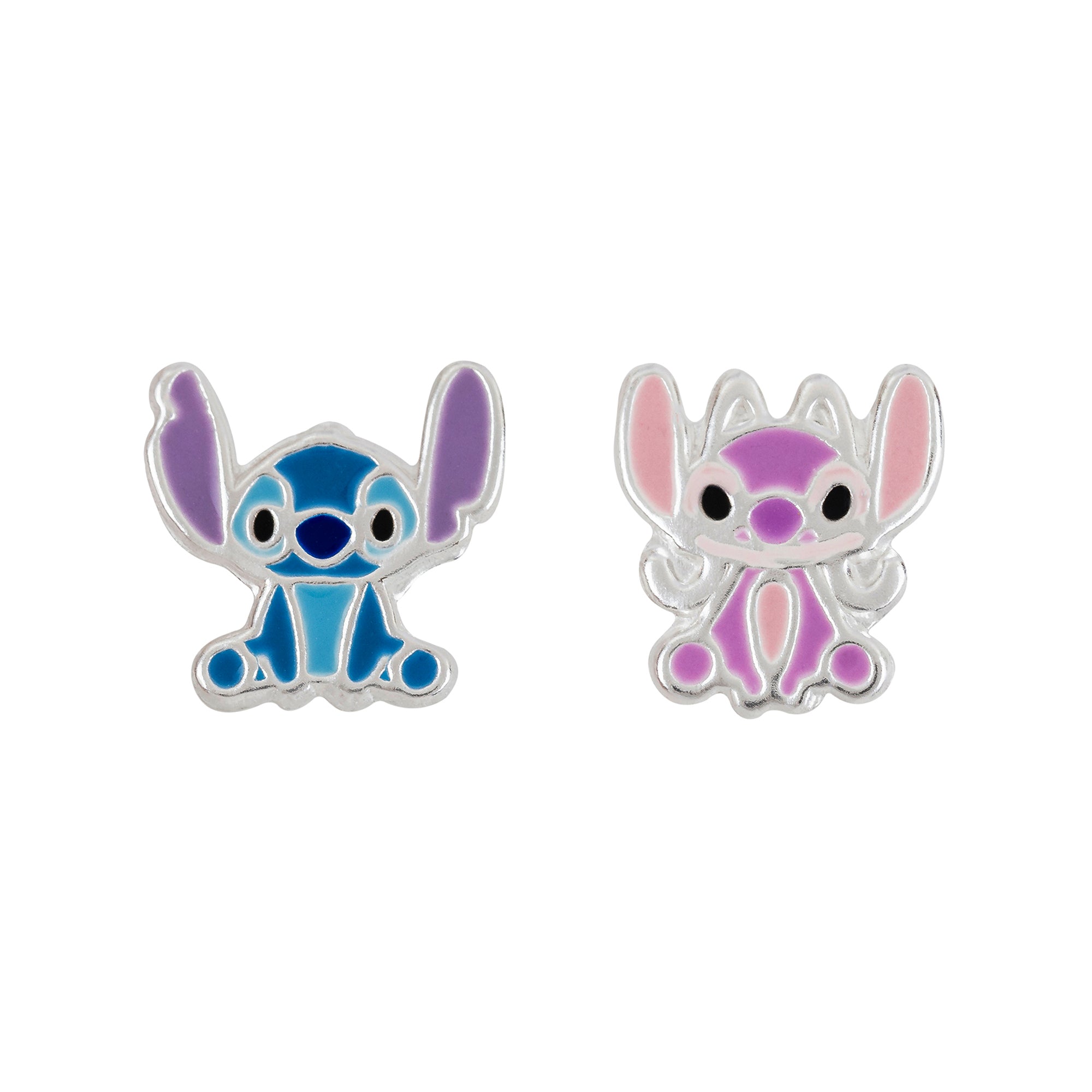 Lilo & Stitch Sterling Mismatched Earrings