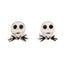 Nightmare Before Christmas Sterling Silver Jack Skellington Earrings