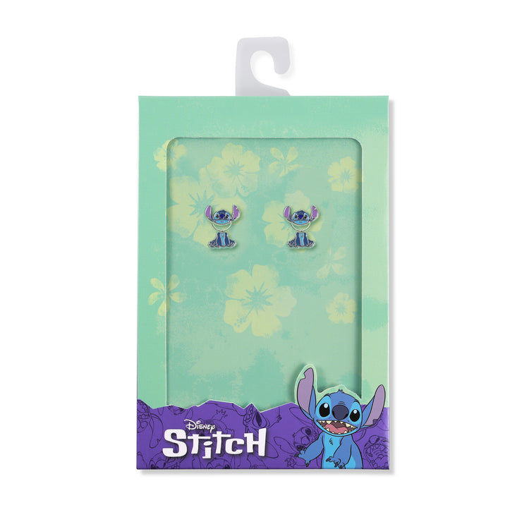 Lilo & Stitch Blue Stud Earrings