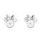 Minnie Sterling Silver April Birthstone Stud Earrings