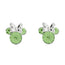 Minnie Sterling Silver August  Birthstone Stud Earrings