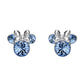 Minnie Sterling Silver December Birthstone Stud Earrings