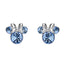 Minnie Sterling Silver December Birthstone Stud Earrings