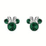 Minnie Sterling Silver May Birthstone Stud Earrings