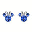 Minnie Sterling Silver September Birthstone Stud Earrings