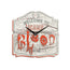 Friday The 13th Camp Crystal Lake Brown and Black Sign Shaped Clock