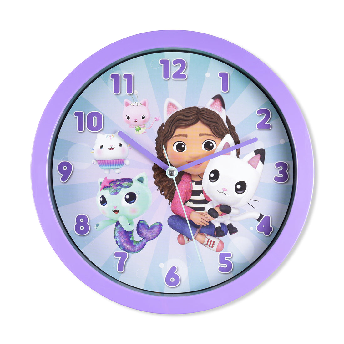 Gabby's Dollhouse Purple Wall Clock – WOW KINGDOM
