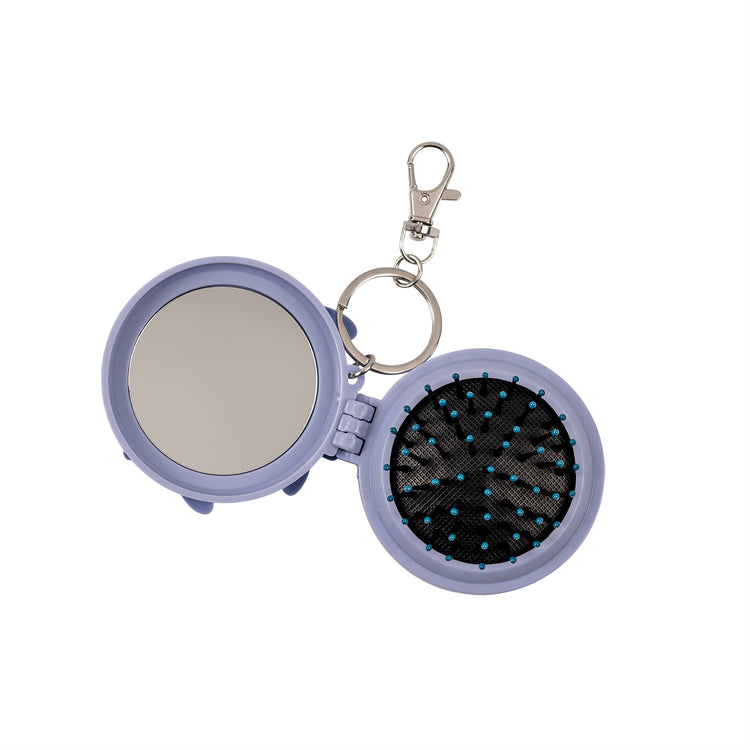 Lilo & Stitch Compact Mirror and Hairbrush Keychain