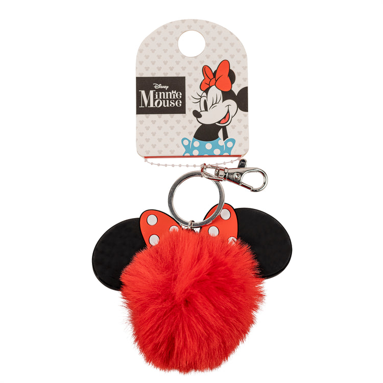 Minnie Pom Pom Keychain