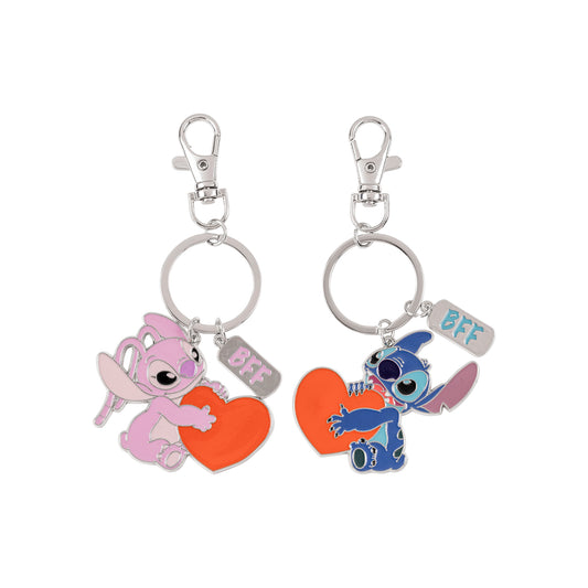 STITCH ANGEL BFF KEYCHAIN SET