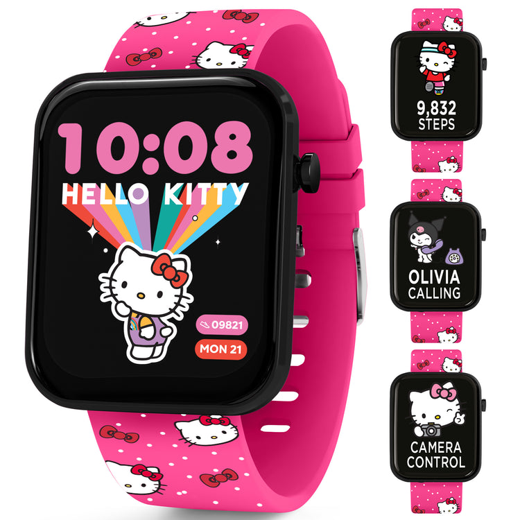 HELLO KITTY & FRIENDS PRINTED STRAP SMART WATCH