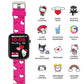 HELLO KITTY & FRIENDS PRINTED STRAP SMART WATCH