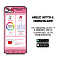 HELLO KITTY & FRIENDS PRINTED STRAP SMART WATCH
