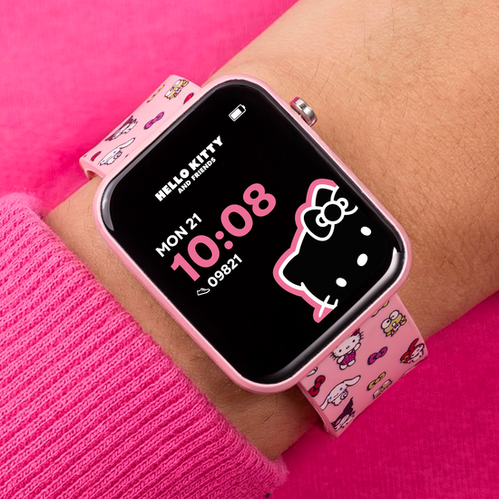 Hello Kitty & Friends Pink Printed Strap Smart Watch