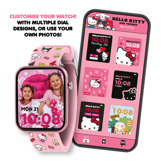 Hello Kitty & Friends Pink Printed Strap Smart Watch