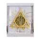 Harry Potter Gold The Deathly Hallows Shaped Wall Clock