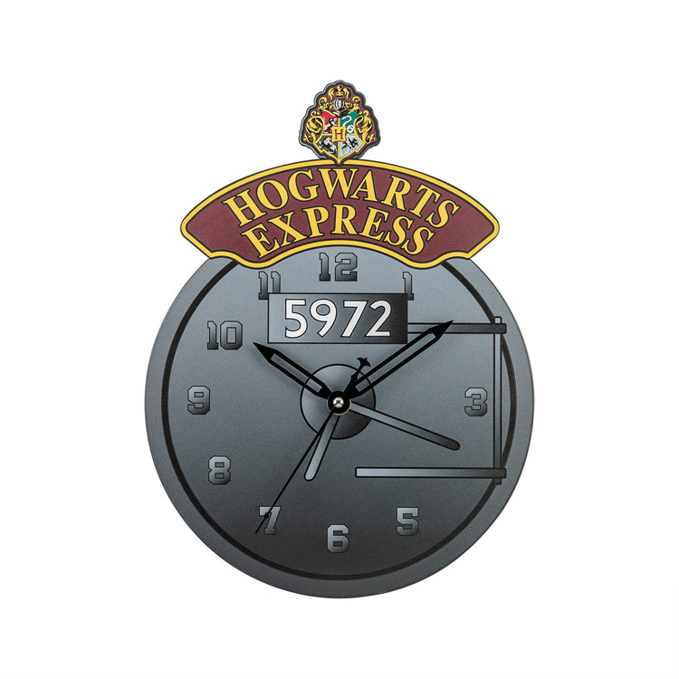 Harry Potter Black Hogwarts Express Shaped Wall Clock