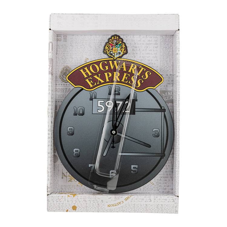 Harry Potter Black Hogwarts Express Shaped Wall Clock