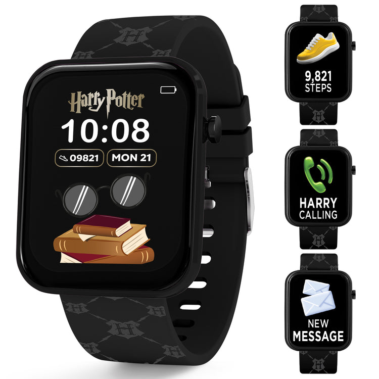 Harry Potter Black Printed Strap Smart Watch