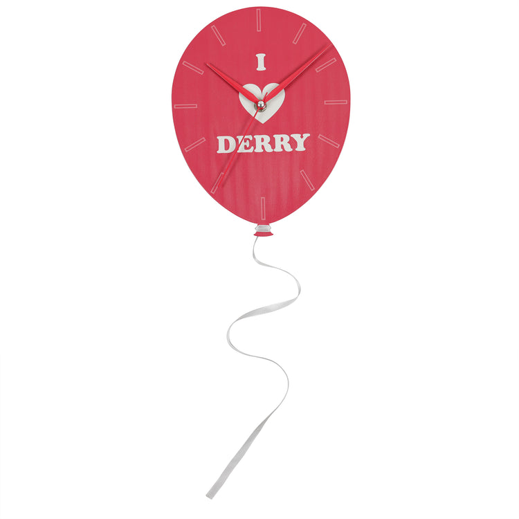 IT Red Balloon Shaped Clock