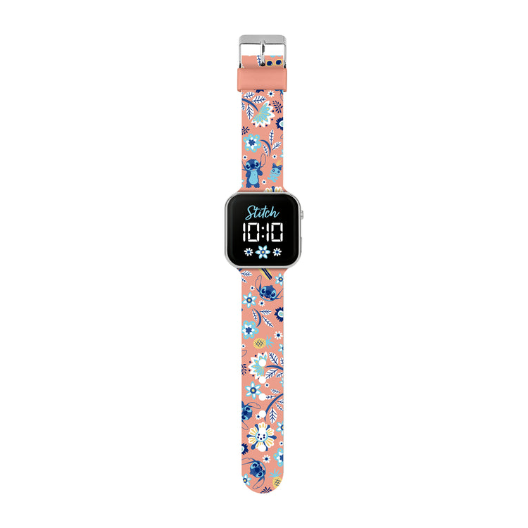 Stitch Printed Strap LED Watch