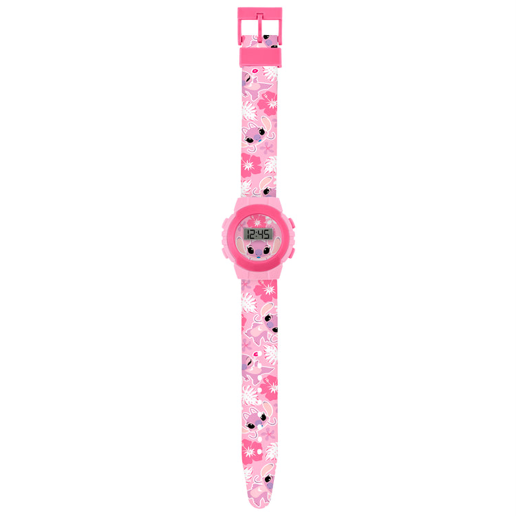 Lilo And Stitch Angel Pink Digital Watch