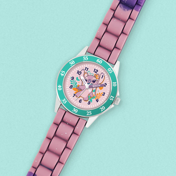 Angel Pink Time Teacher Watch