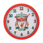 Official Liverpool Football Club Red Wall Clock