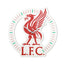 Official Liverpool Football Club Red & White Wall Clock