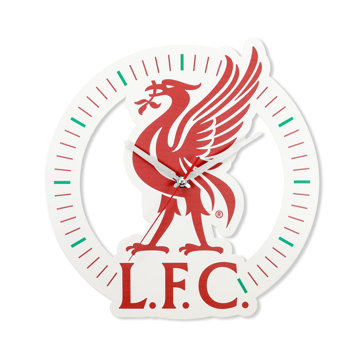 Official Liverpool Football Club Red & White Wall Clock