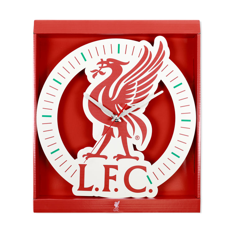 Official Liverpool Football Club Red & White Wall Clock