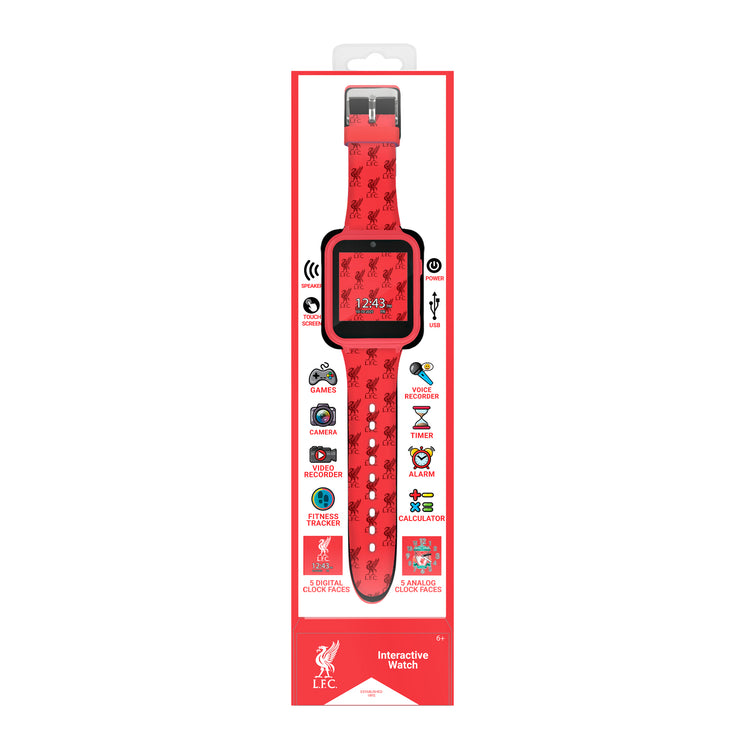 Official Liverpool Football Club Red Interactive Watch