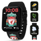 Liverpool FC Black Printed Strap Smart Watch