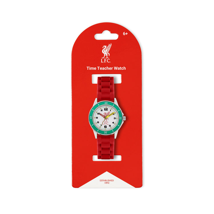 Official Liverpool Football Club Red Time Teacher Watch