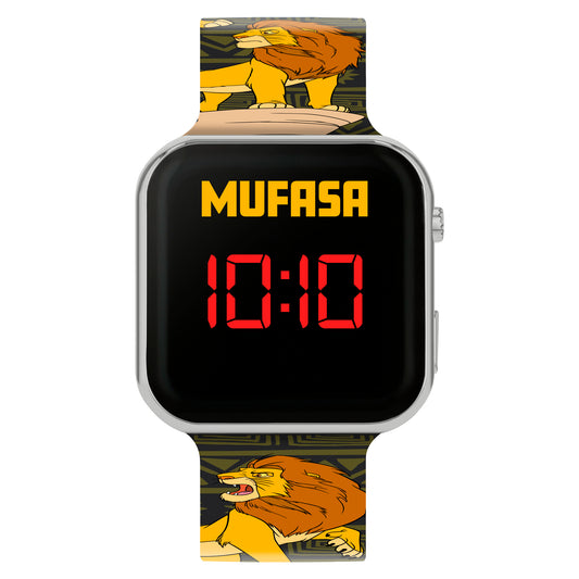 Lion King Mufasa Printed Strap LED Watch