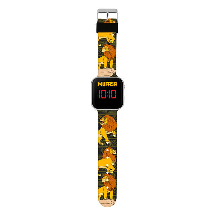 Lion King Mufasa Printed Strap LED Watch