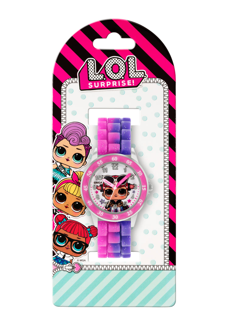 LOL Surprise Pink & Purple Time Teacher Watch