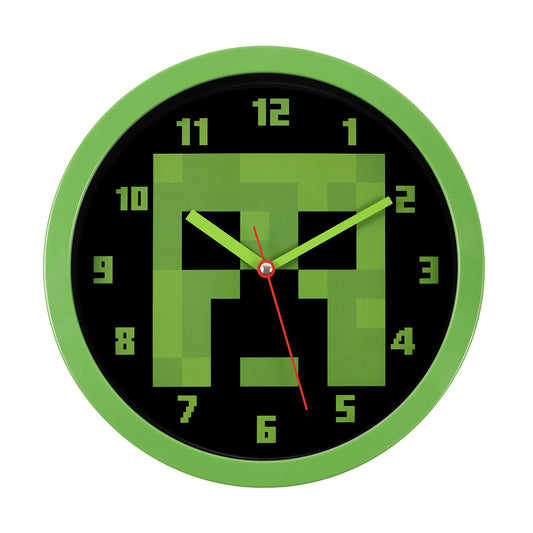 Minecraft Creeper Wall Clock