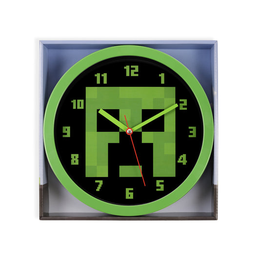 Minecraft Creeper Wall Clock