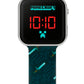 Minecraft Black Printed Strap LED Watch