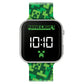 Minecraft Green Printed LED Watch