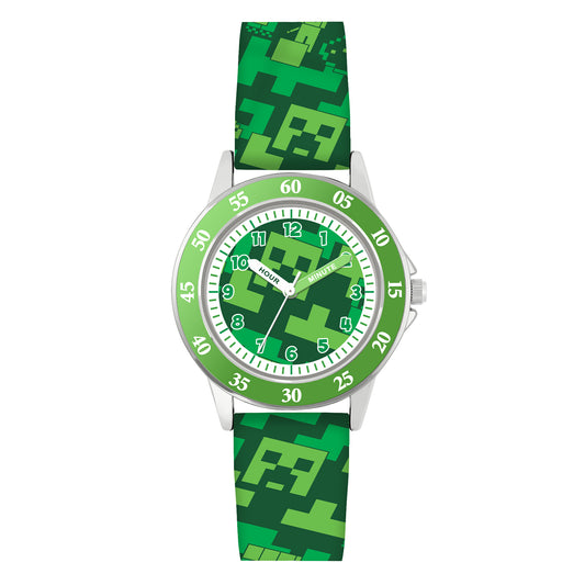 Minecraft Creeper Time Teacher Watch