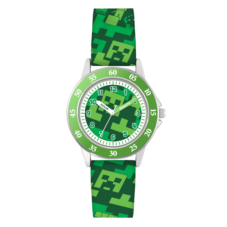 Minecraft Creeper Time Teacher Watch