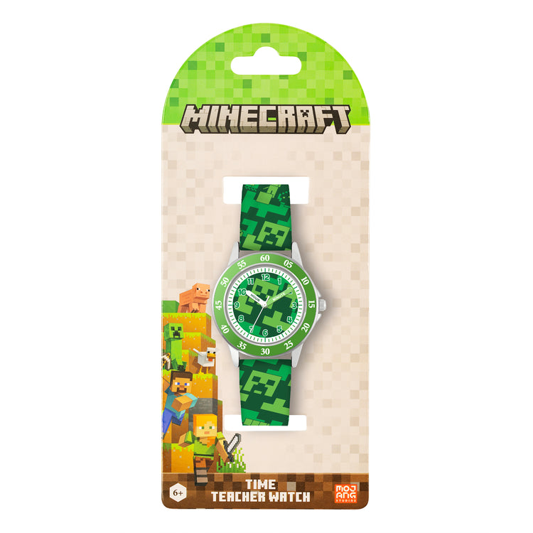 Minecraft Creeper Time Teacher Watch