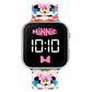 Minnie Printed Strap LED Watch