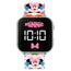 Minnie Printed Strap LED Watch